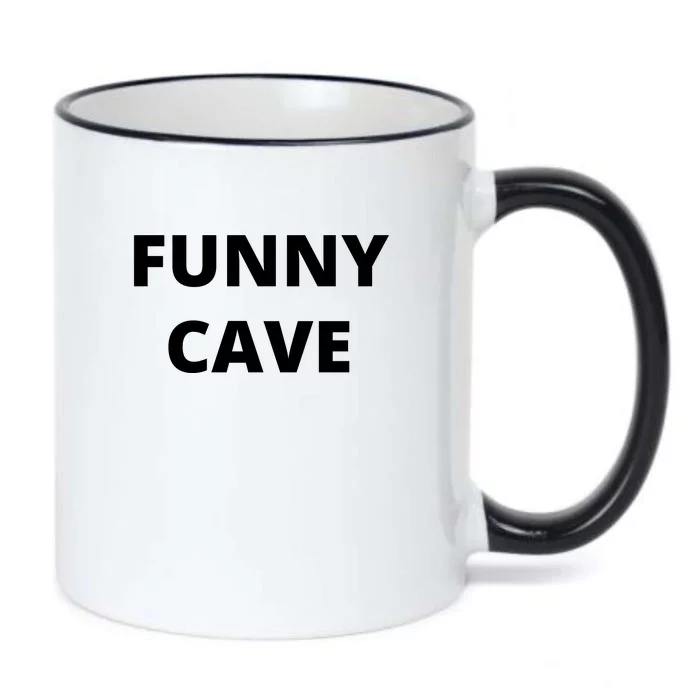 Funny Cave Black Color Changing Mug