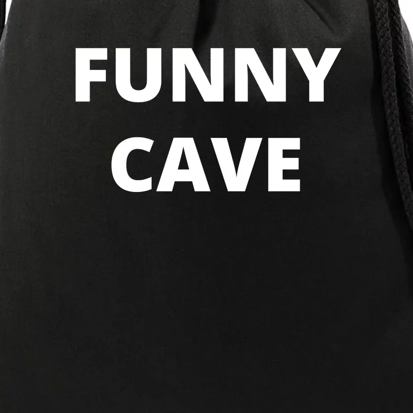 Funny Cave Drawstring Bag