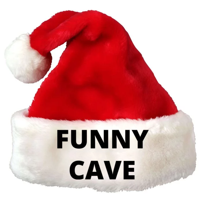 Funny Cave Premium Christmas Santa Hat