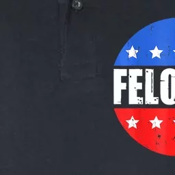 Felon24 Convicted Felon Funny Pro Trump 2024 Softstyle Adult Sport Polo