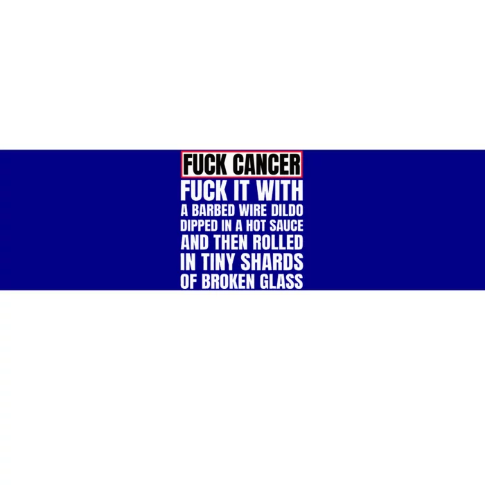 Fuck Cancer Bumper Sticker