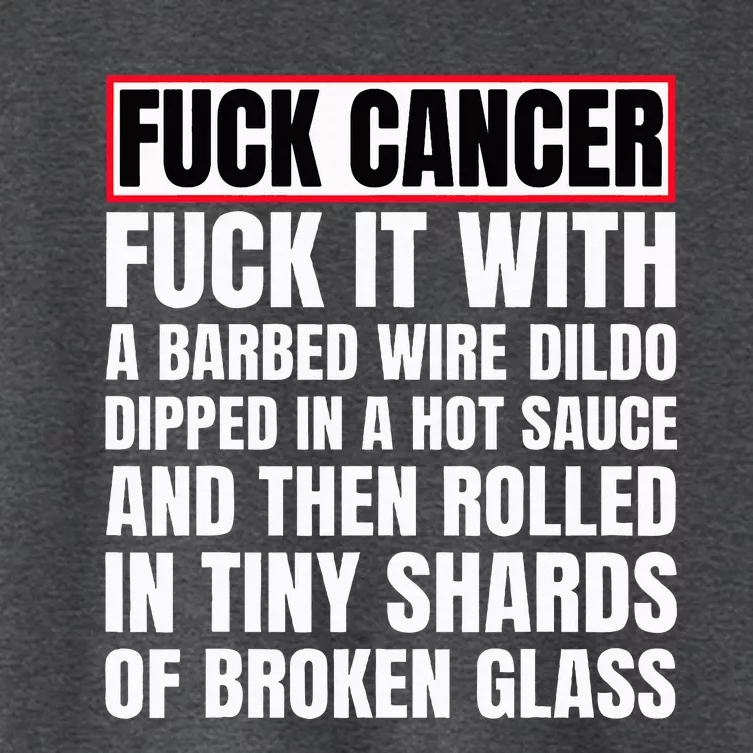 Fuck Cancer Women's Crop Top Tee