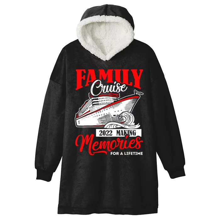 Family Cruise Hooded Wearable Blanket