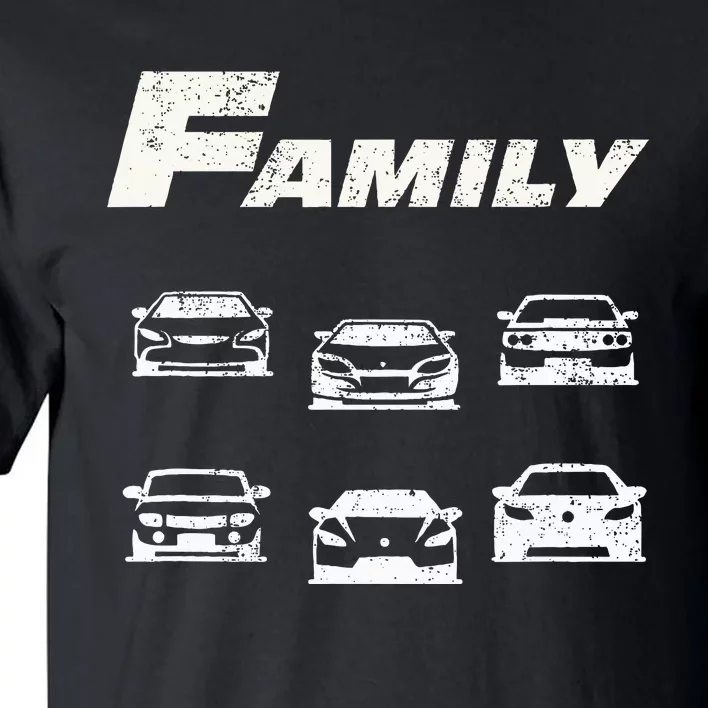 Fast Car Family Funny Tall T-Shirt