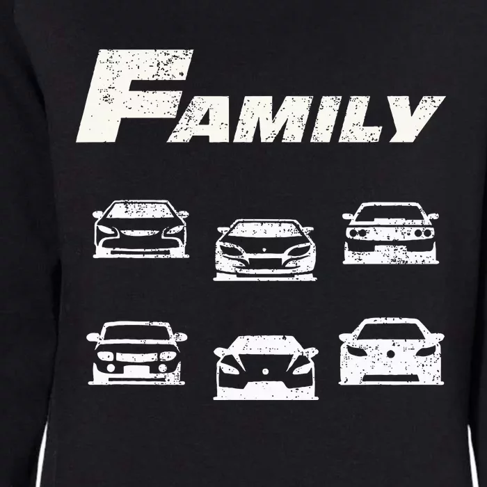 Fast Car Family Funny Womens California Wash Sweatshirt