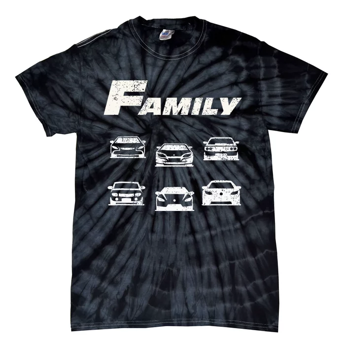 Fast Car Family Funny Tie-Dye T-Shirt