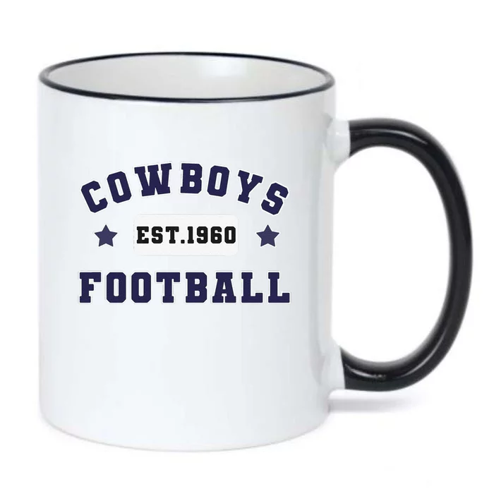 Funny Cowboys Football Est 1960 Black Color Changing Mug