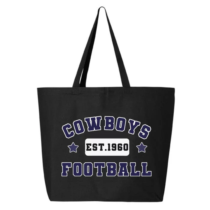 Funny Cowboys Football Est 1960 25L Jumbo Tote