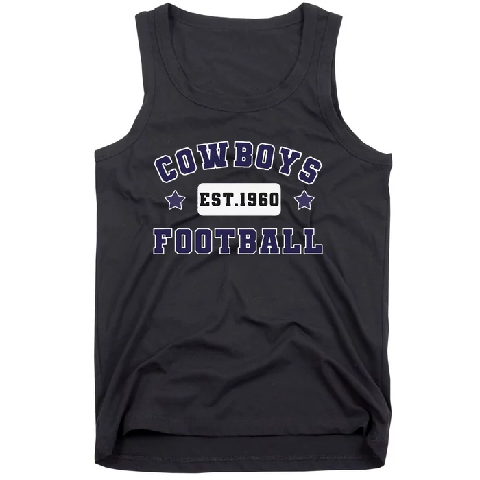 Funny Cowboys Football Est 1960 Tank Top