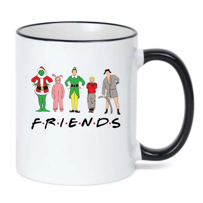 Friends Christmas Family Classic Movies Funny Black Color Changing Mug