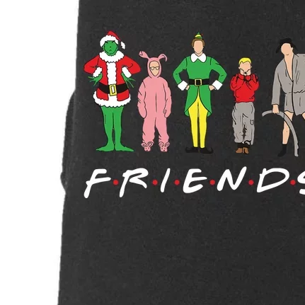 Friends Christmas Family Classic Movies Funny Doggie 3-End Fleece Hoodie