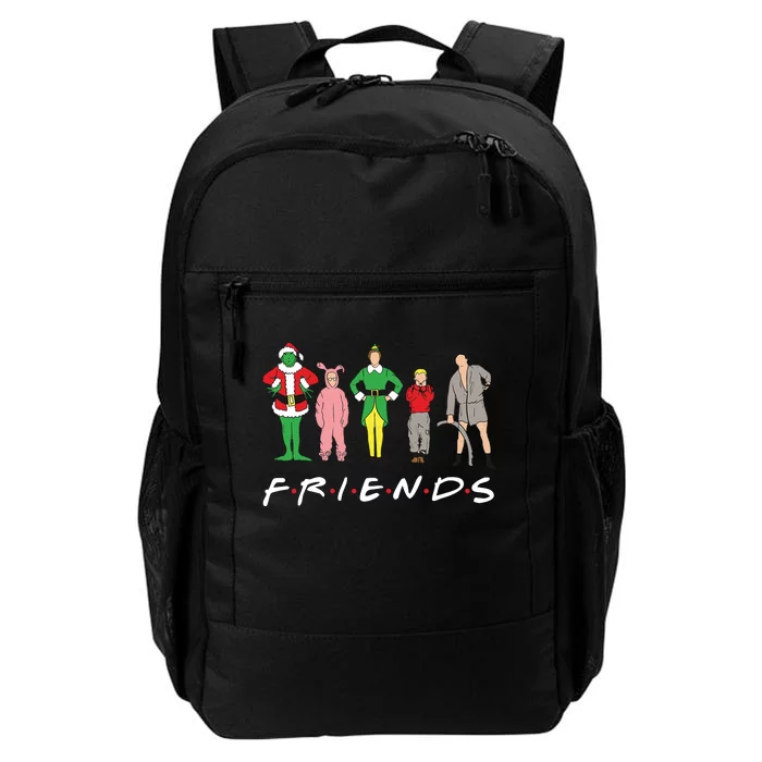 Friends Christmas Family Classic Movies Funny Daily Commute Backpack