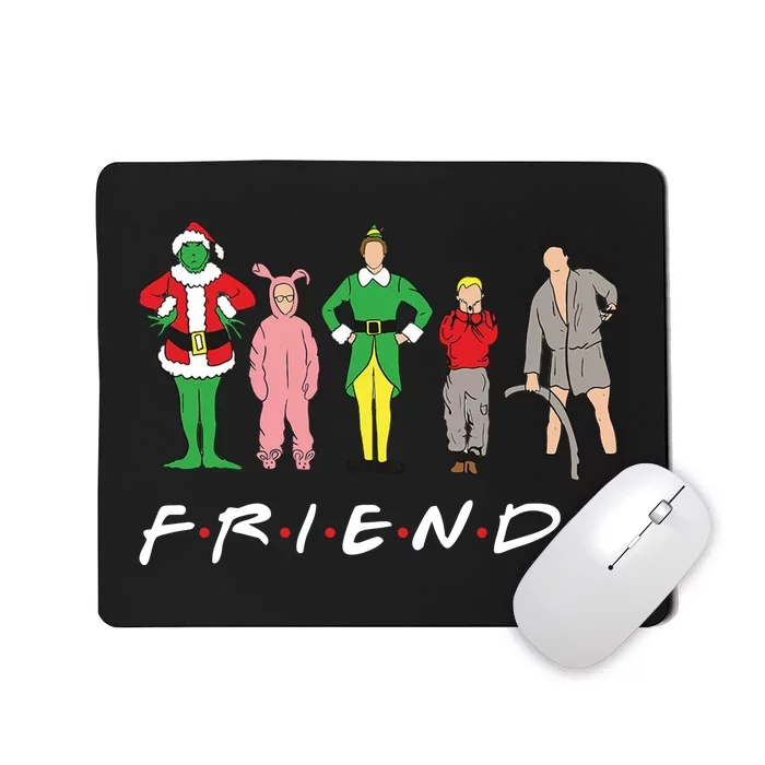 Friends Christmas Family Classic Movies Funny Mousepad