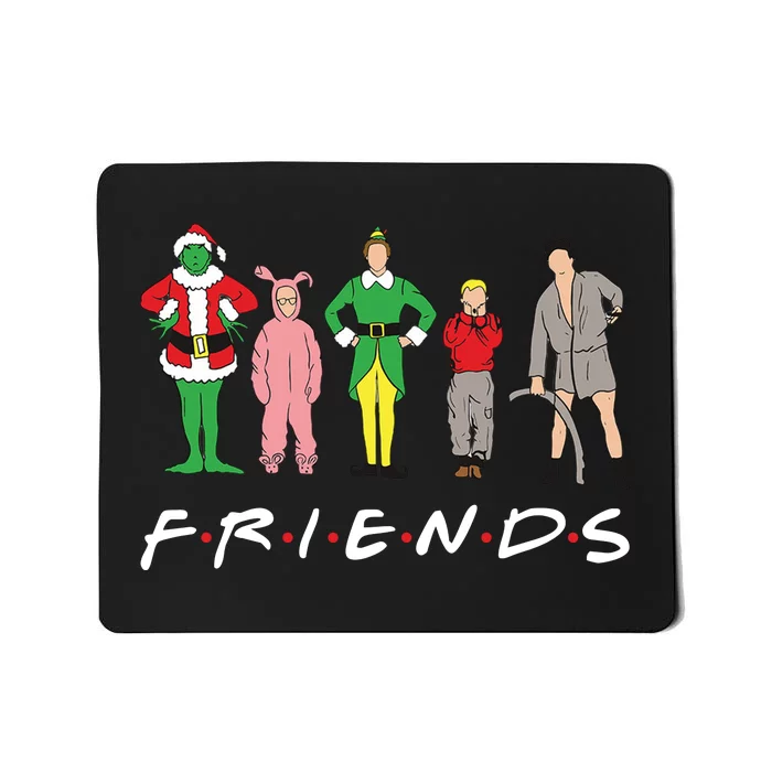 Friends Christmas Family Classic Movies Funny Mousepad