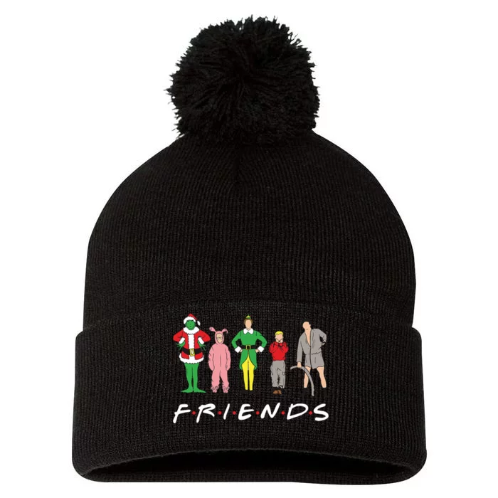 Friends Christmas Family Classic Movies Funny Pom Pom 12in Knit Beanie