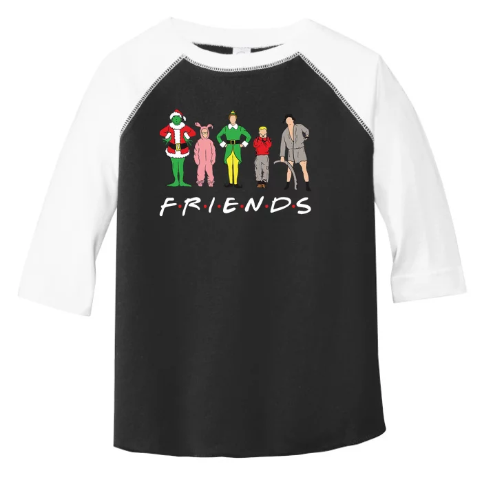 Friends Christmas Family Classic Movies Funny Toddler Fine Jersey T-Shirt