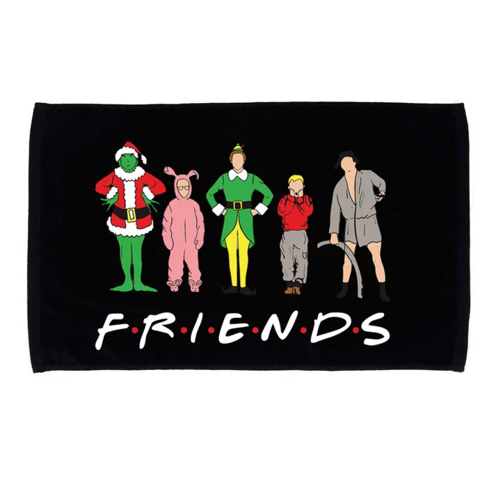 Friends Christmas Family Classic Movies Funny Microfiber Hand Towel