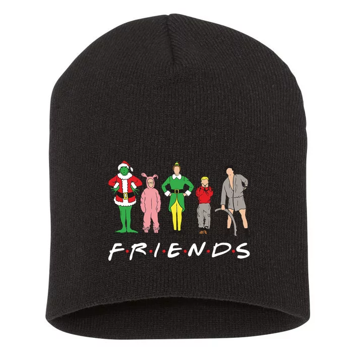 Friends Christmas Family Classic Movies Funny Short Acrylic Beanie