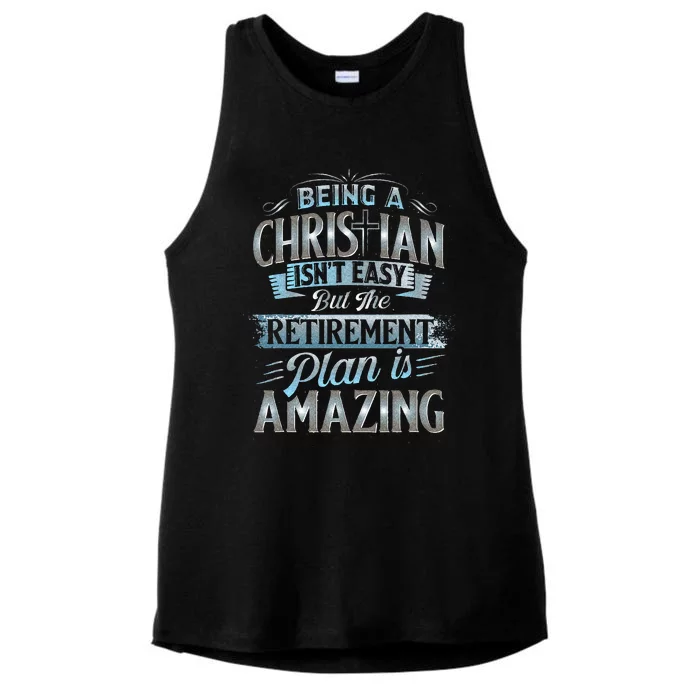 Funny Christian Funny Christian Gifts Funny Religious Ladies Tri-Blend Wicking Tank