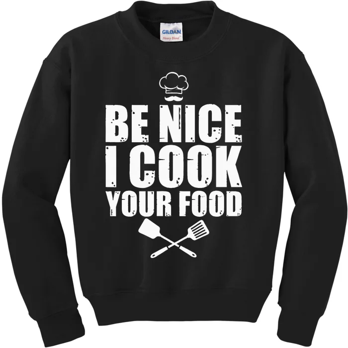 Funny Chef For Cook Pastry Chef Culinary Cooking Kids Sweatshirt