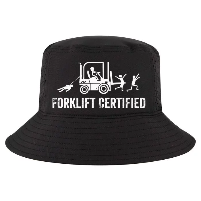 Forklift Certified  Funny Certified Forklift Operator Cool Comfort Performance Bucket Hat