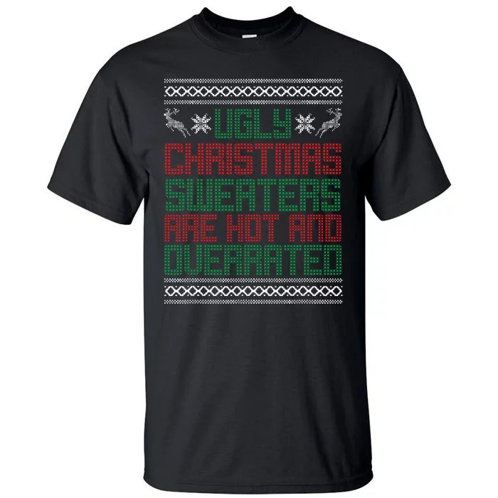 Funny Christmas For Ugly Sweater Party Tall T-Shirt