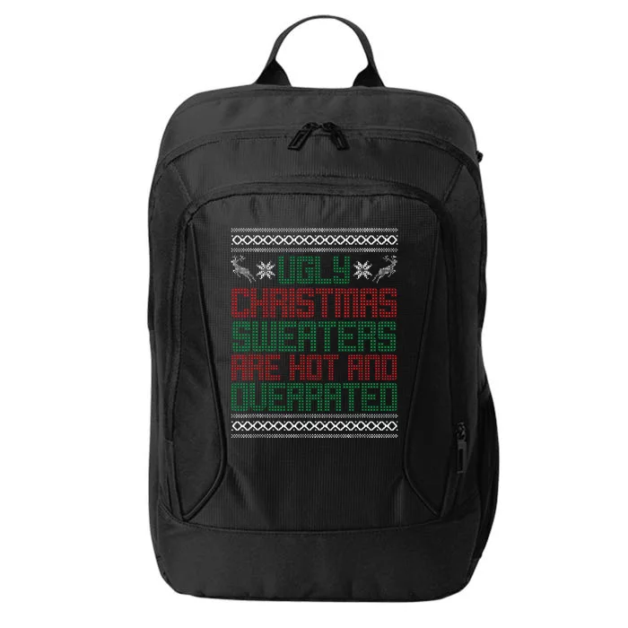 Funny Christmas For Ugly Sweater Party City Backpack