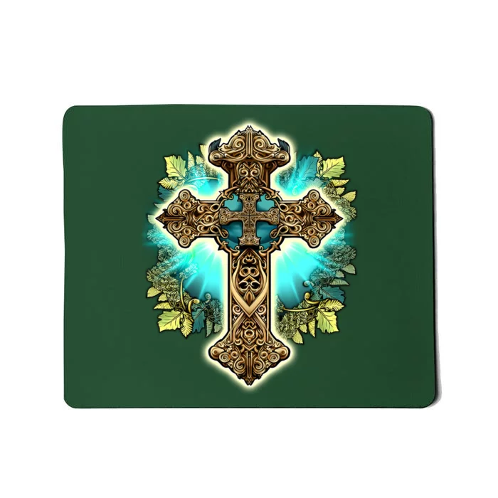 Filigree Cross Mousepad