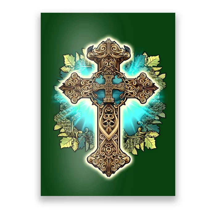 Filigree Cross Poster