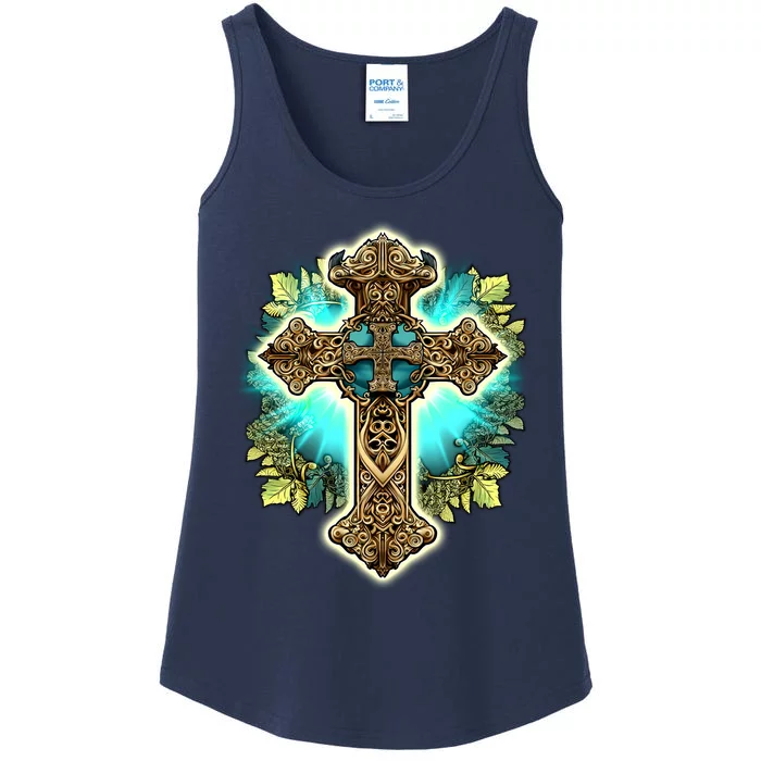 Filigree Cross Ladies Essential Tank