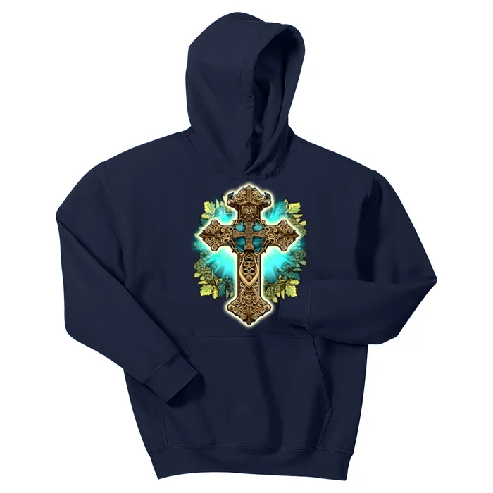 Filigree Cross Kids Hoodie