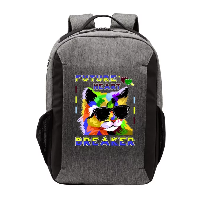 Funny Cat Future Heart Breaker Vector Backpack