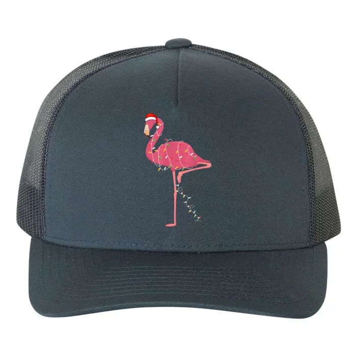 Flamingo Christmas Yupoong Adult 5-Panel Trucker Hat