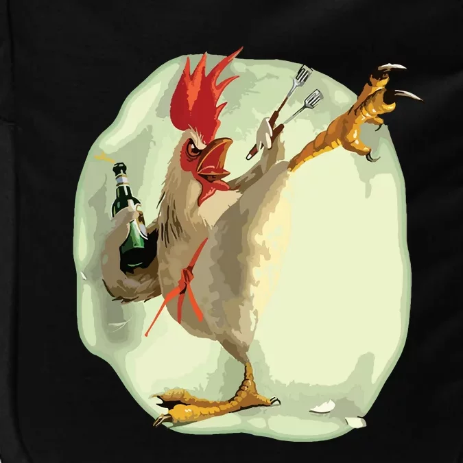 Funny Chicken Farmer Tank Top Impact Tech Backpack