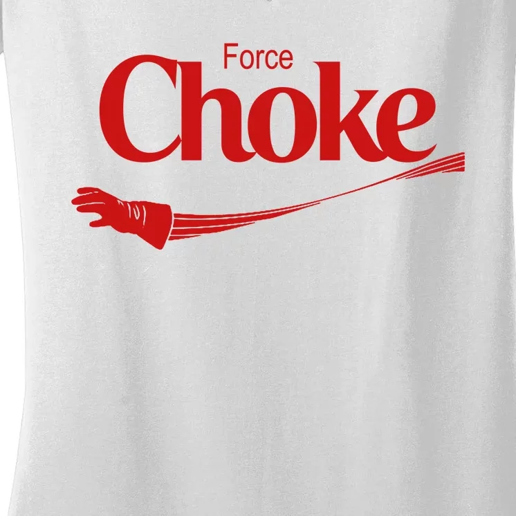 Force Choke Women's V-Neck T-Shirt