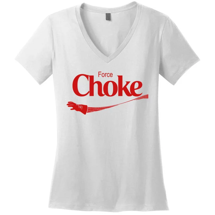 Force Choke Women's V-Neck T-Shirt