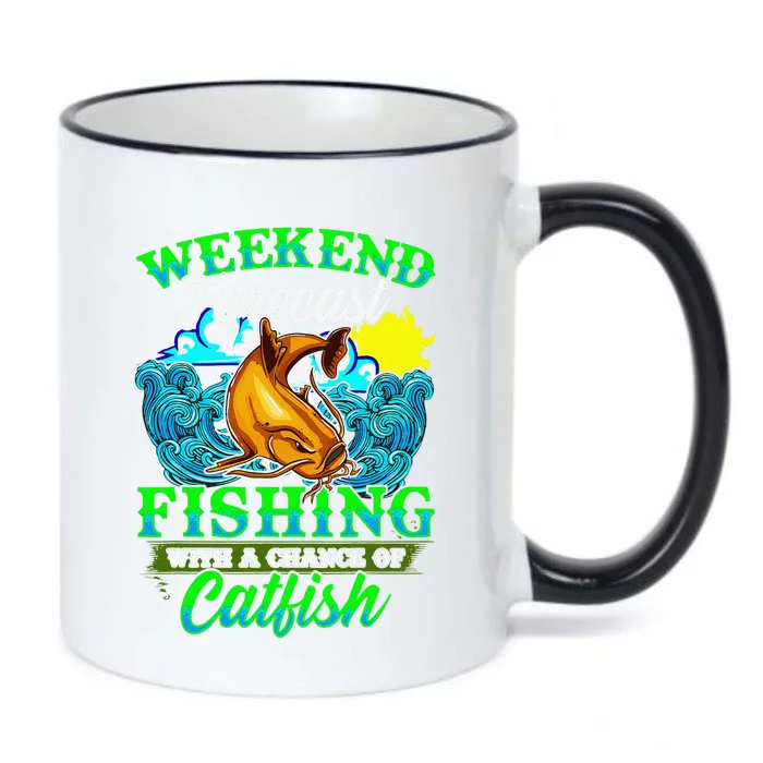 Fishing Catfish Fisherman Dads Birthday Fathers Day Black Color Changing Mug