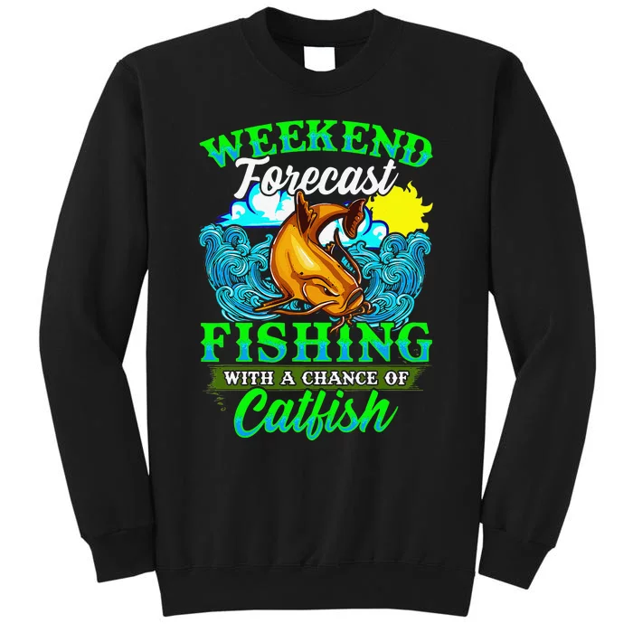 Fishing Catfish Fisherman Dads Birthday Fathers Day Sweatshirt