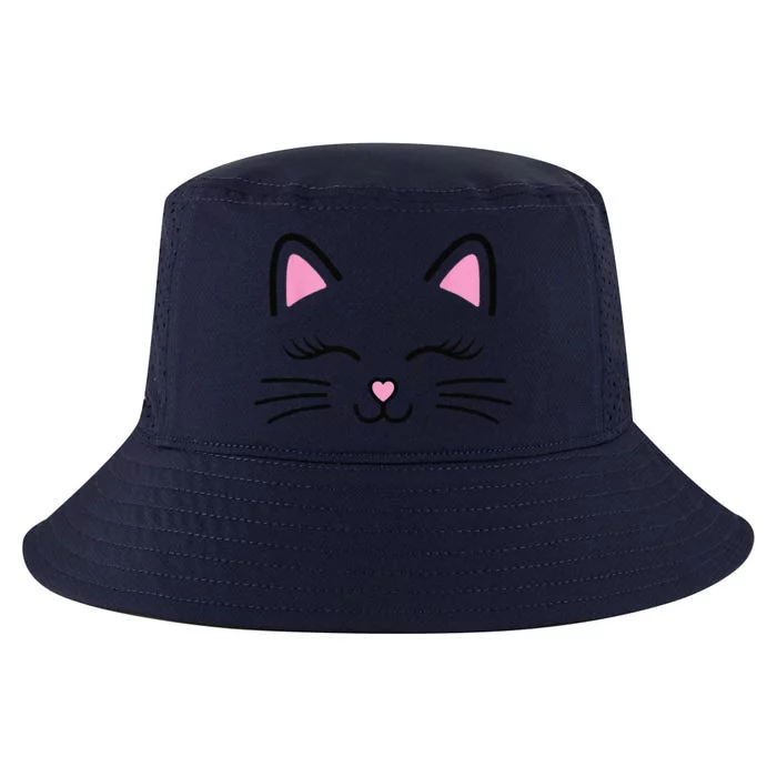 Funny Cat Face Whiskers Print Cosplay Kitty Love Halloween Cool Comfort Performance Bucket Hat