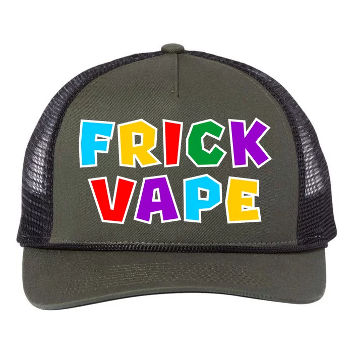 Fun Colorful Frick Vape Retro Rope Trucker Hat Cap