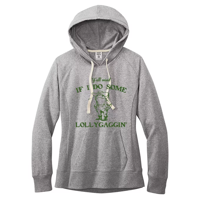 Funny Cowboy Frog Women's Fleece Hoodie