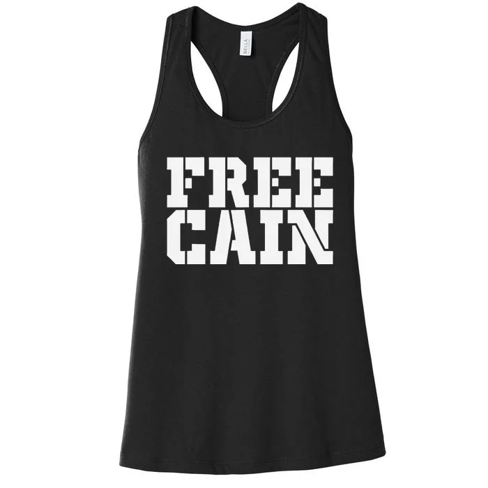 Free Cain Women's Racerback Tank