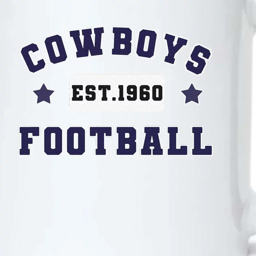 Funny Cowboys Football Est 1960 Black Color Changing Mug