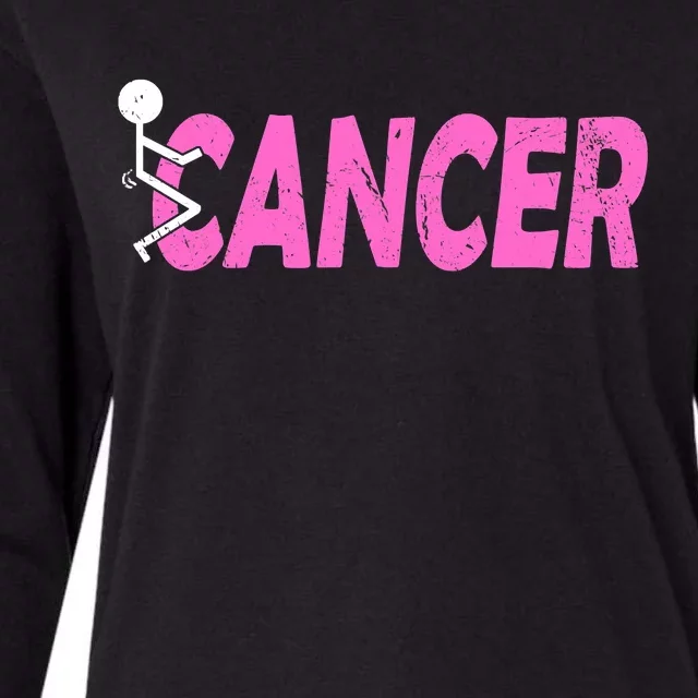 Funk Cancer Funny Breast Cancer For Women Cancer Survivor Womens Cotton Relaxed Long Sleeve T-Shirt