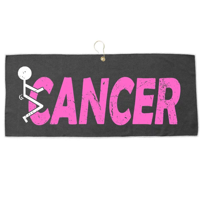 Funk Cancer Funny Breast Cancer For Women Cancer Survivor Large Microfiber Waffle Golf Towel