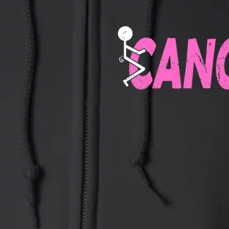 Funk Cancer Funny Breast Cancer For Women Cancer Survivor Full Zip Hoodie