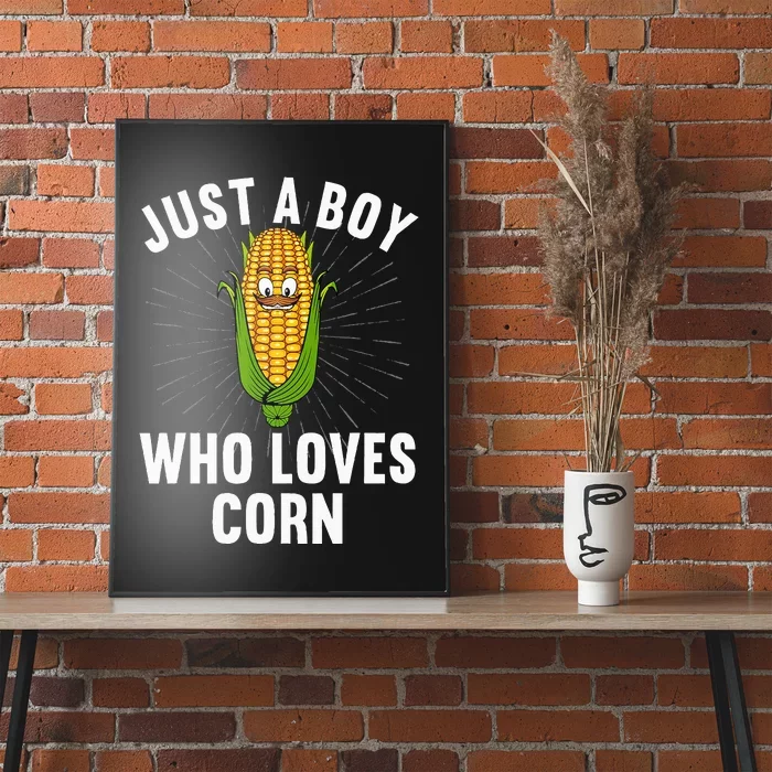 Funny Corn For Men Cob Kernel Farmer Corn Lover Poster