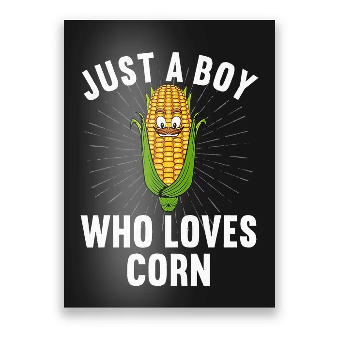 Funny Corn For Men Cob Kernel Farmer Corn Lover Poster