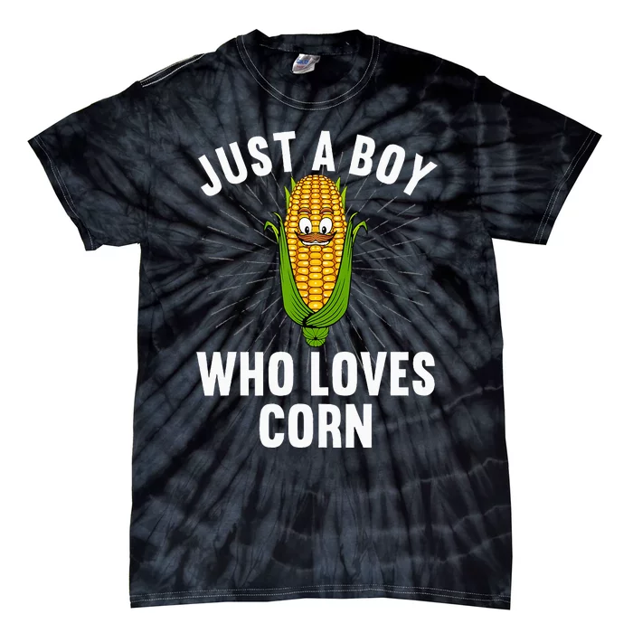 Funny Corn For Men Cob Kernel Farmer Corn Lover Tie-Dye T-Shirt