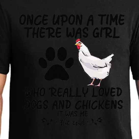 Funny Chicken For Women Funny Dog Tee Farmer Dog Pajama Set